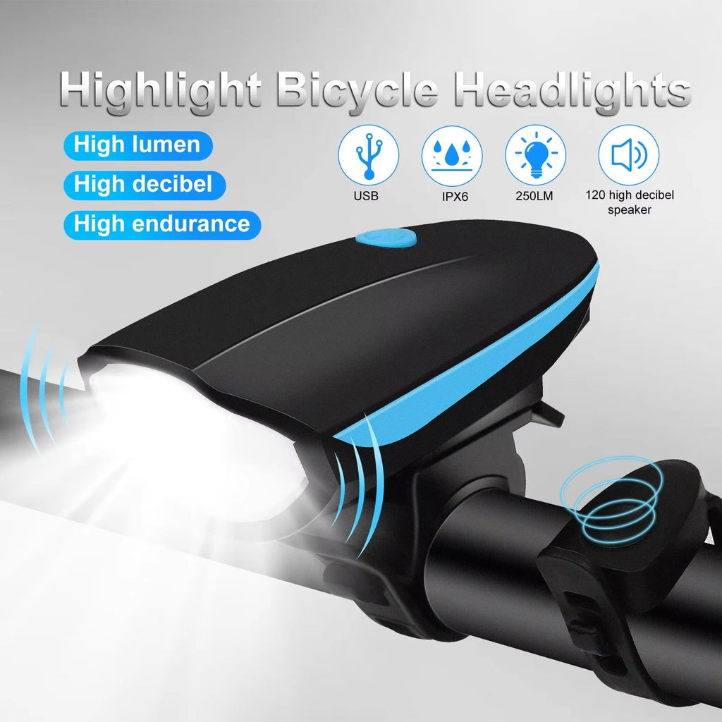 Rechargeable horn And Light For Bicycle