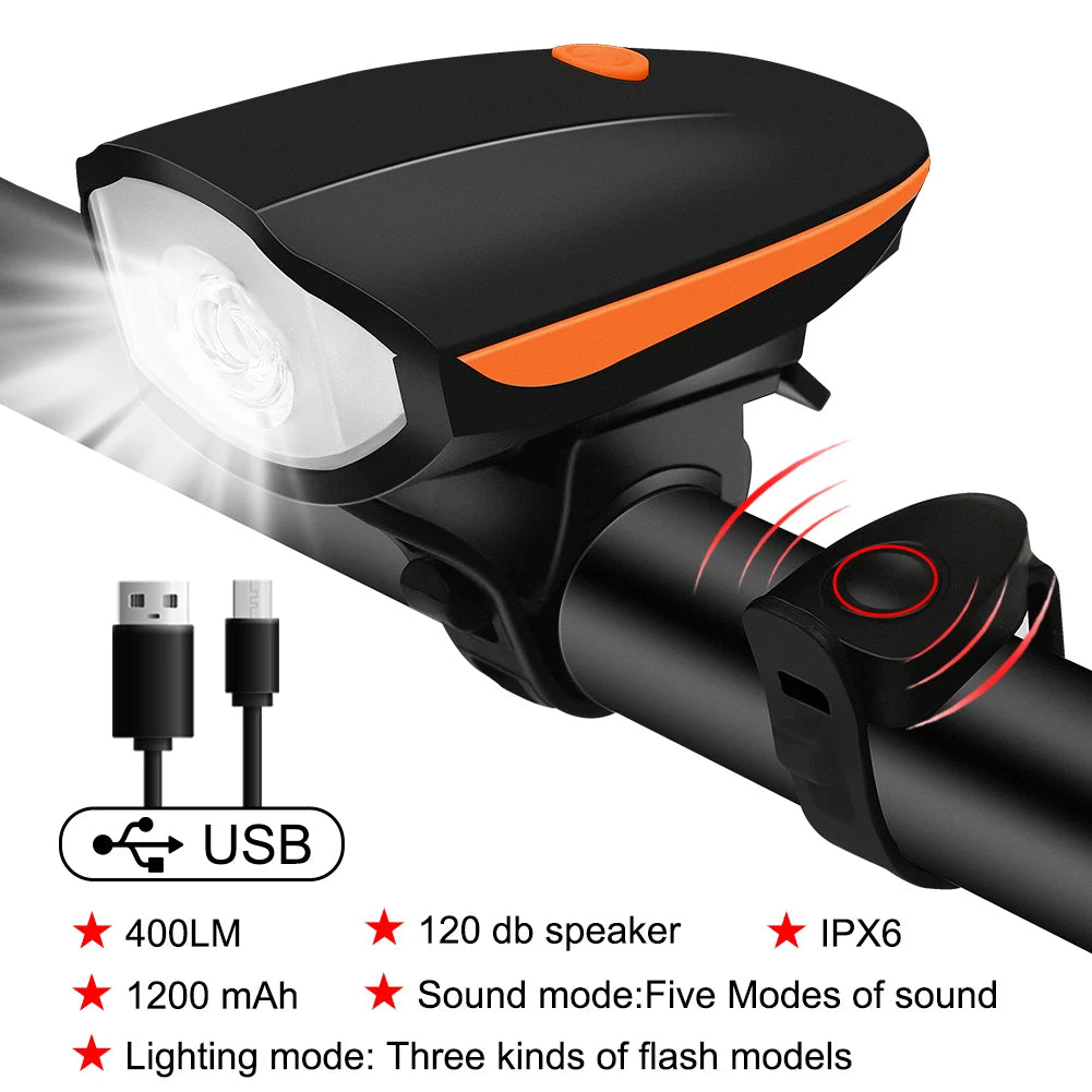 Rechargeable horn And Light For Bicycle
