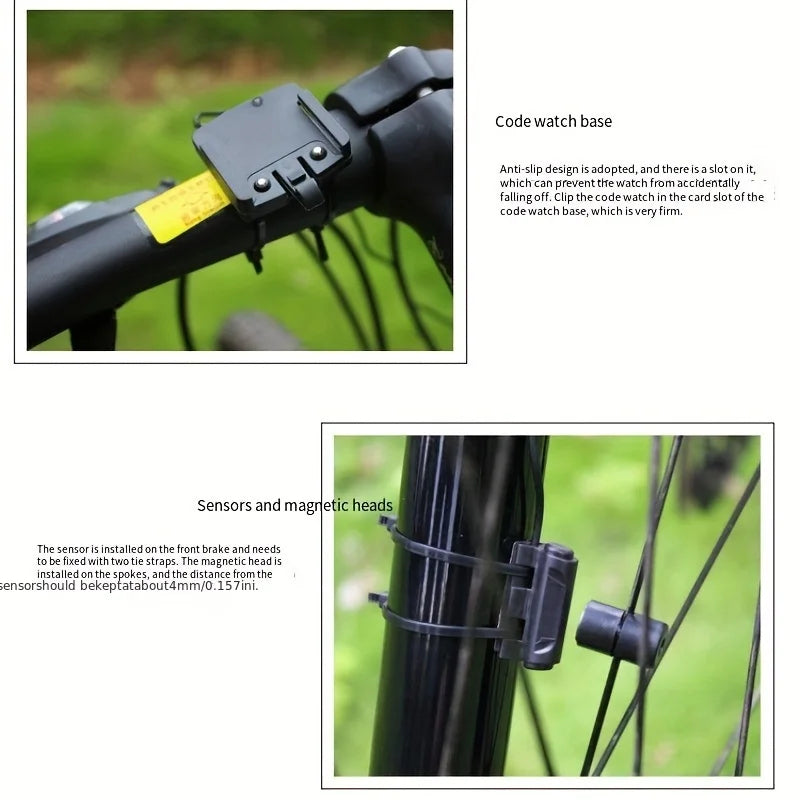 Bicycle Speedometer & stopwatch computer SB 318 Bicycle speed calculator & stopwatch Digital speedometer Odometer bicycle meter bicycle