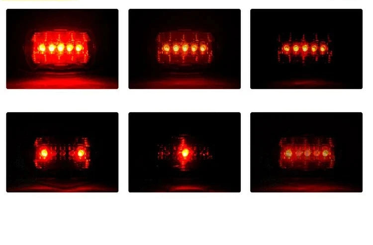 5 LED Bike Light Bicycle Front Back Light Set MTB Bicycle Headlight Butterfly Taillight Cycling Safety Warning Light Bike Lamp