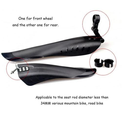 Bicycle Black Mudguard