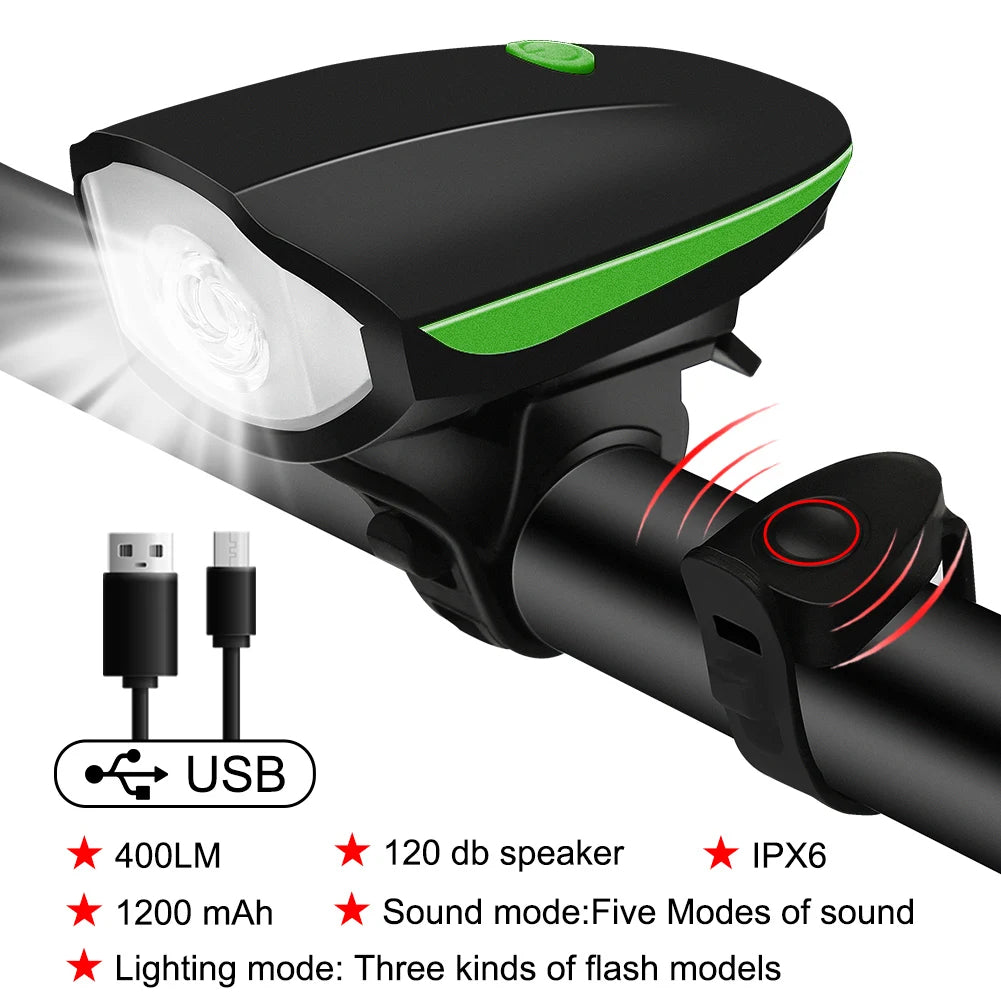 Rechargeable horn And Light For Bicycle