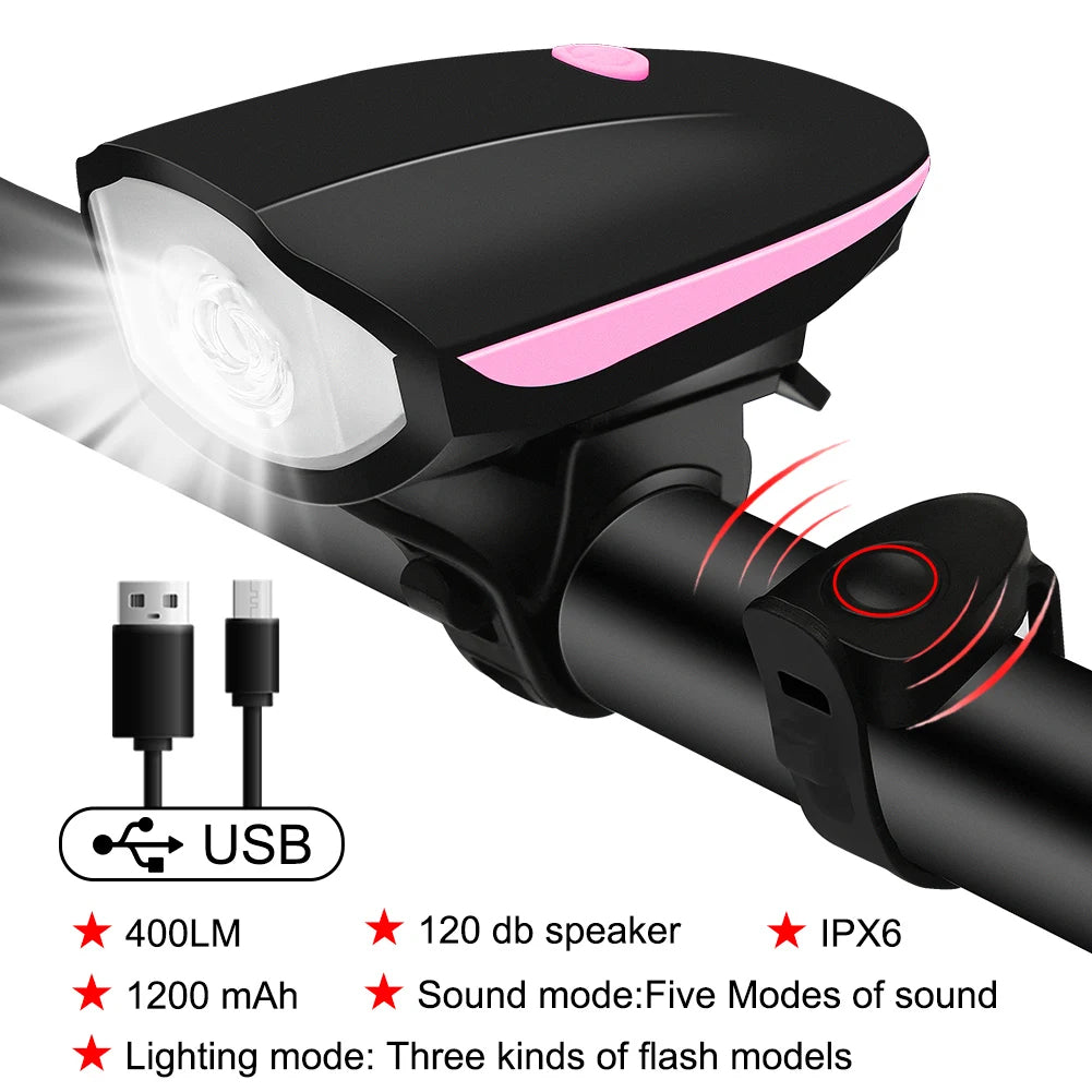 Rechargeable horn And Light For Bicycle
