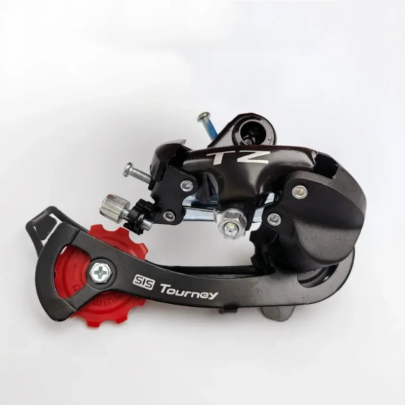 Mountain Bike TZ-50 Rear Dial Eye Dial Bicycle Accessorie Derailleur 6 7 Speed MTB Bike Mountain Bicycle Derailleur Transmission