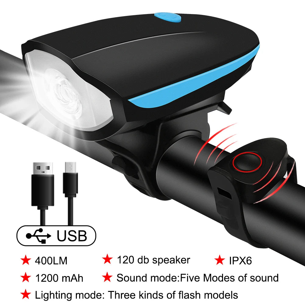 Rechargeable horn And Light For Bicycle