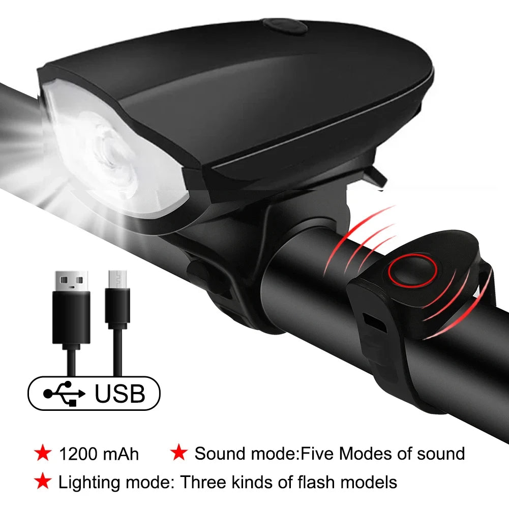 Rechargeable horn And Light For Bicycle