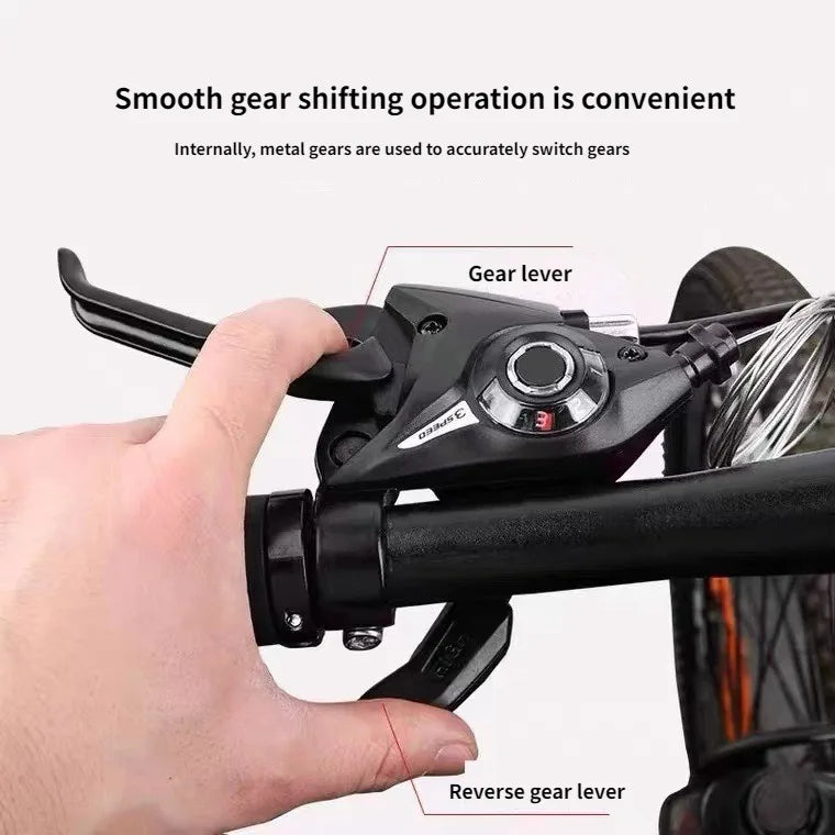 Bike Derailleurs 3x7 21 Speed Switch MTB Bicycle Shifter Levers Brake with Shift Cable Cycling Disc Handle for Bike Trekking
