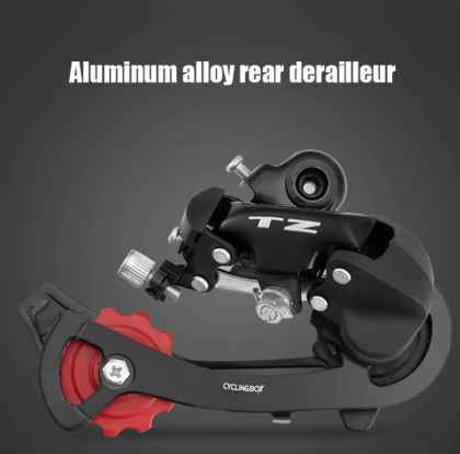 Mountain Bike TZ-50 Rear Dial Eye Dial Bicycle Accessorie Derailleur 6 7 Speed MTB Bike Mountain Bicycle Derailleur Transmission